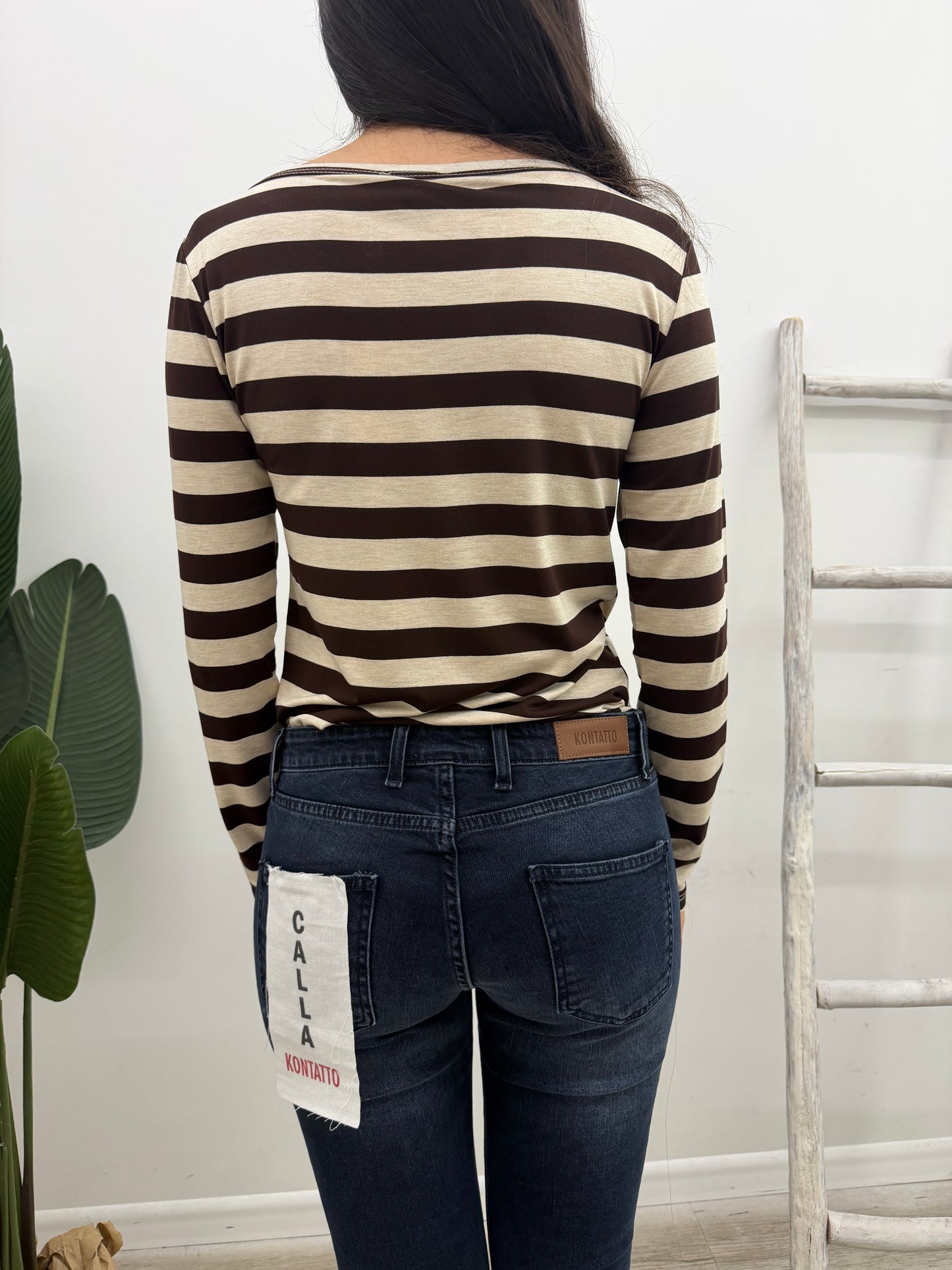 Susy Mix - Maglia Rigata Serafino