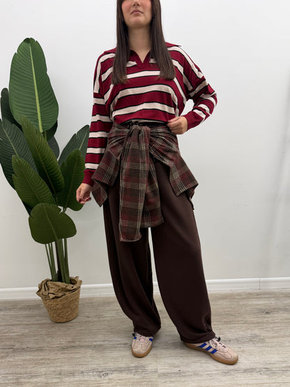 Haveone - Pantalone Inserto Check