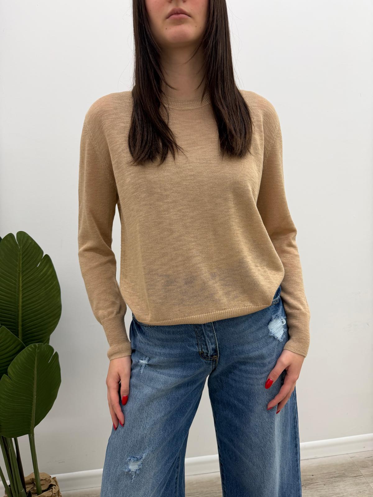 Tensione In - Pull Girocollo Fiammato