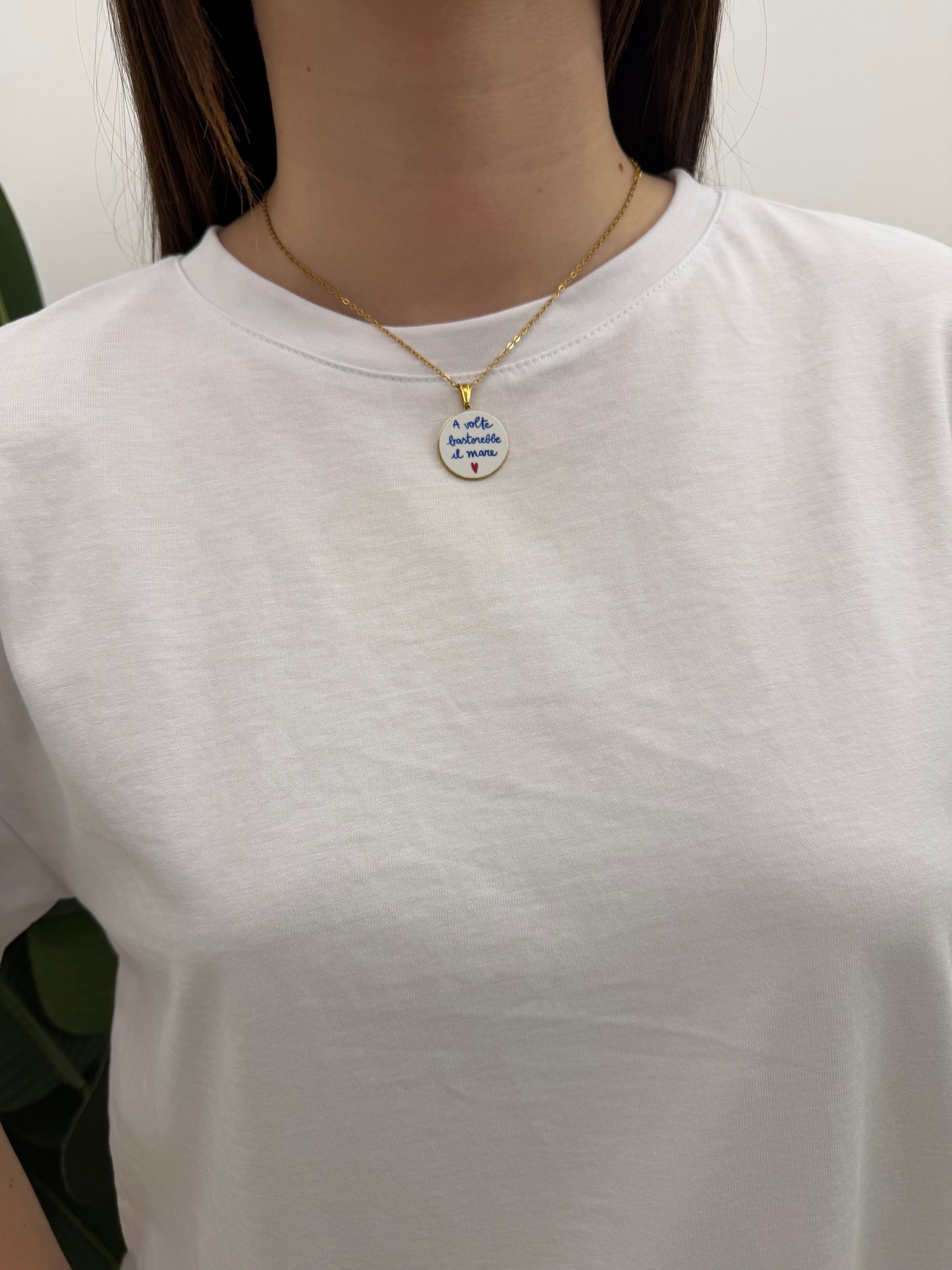 Haveone - Tshirt Collana Mare Bianca