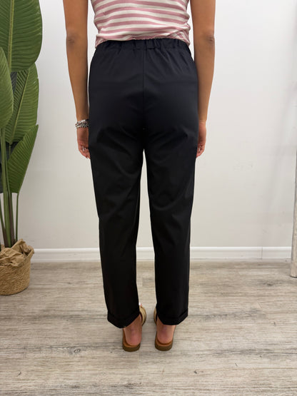 Vicolo - Pantalone Coulisse Popeline