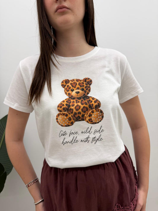 Vicolo - Tshirt Teddy Animalier
