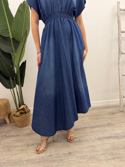 Susy Mix - Abito Chambray Impero