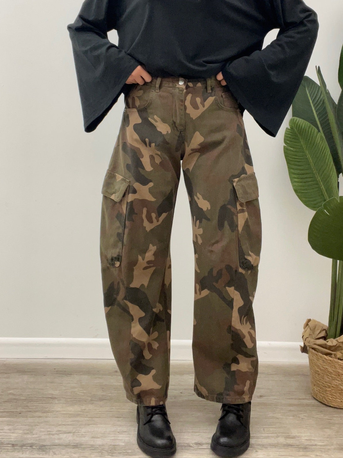 Haveone - Pantalone Cargo Camo