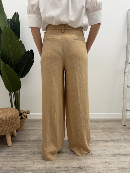 Tensione In - Pantalone Gessato Paillettes