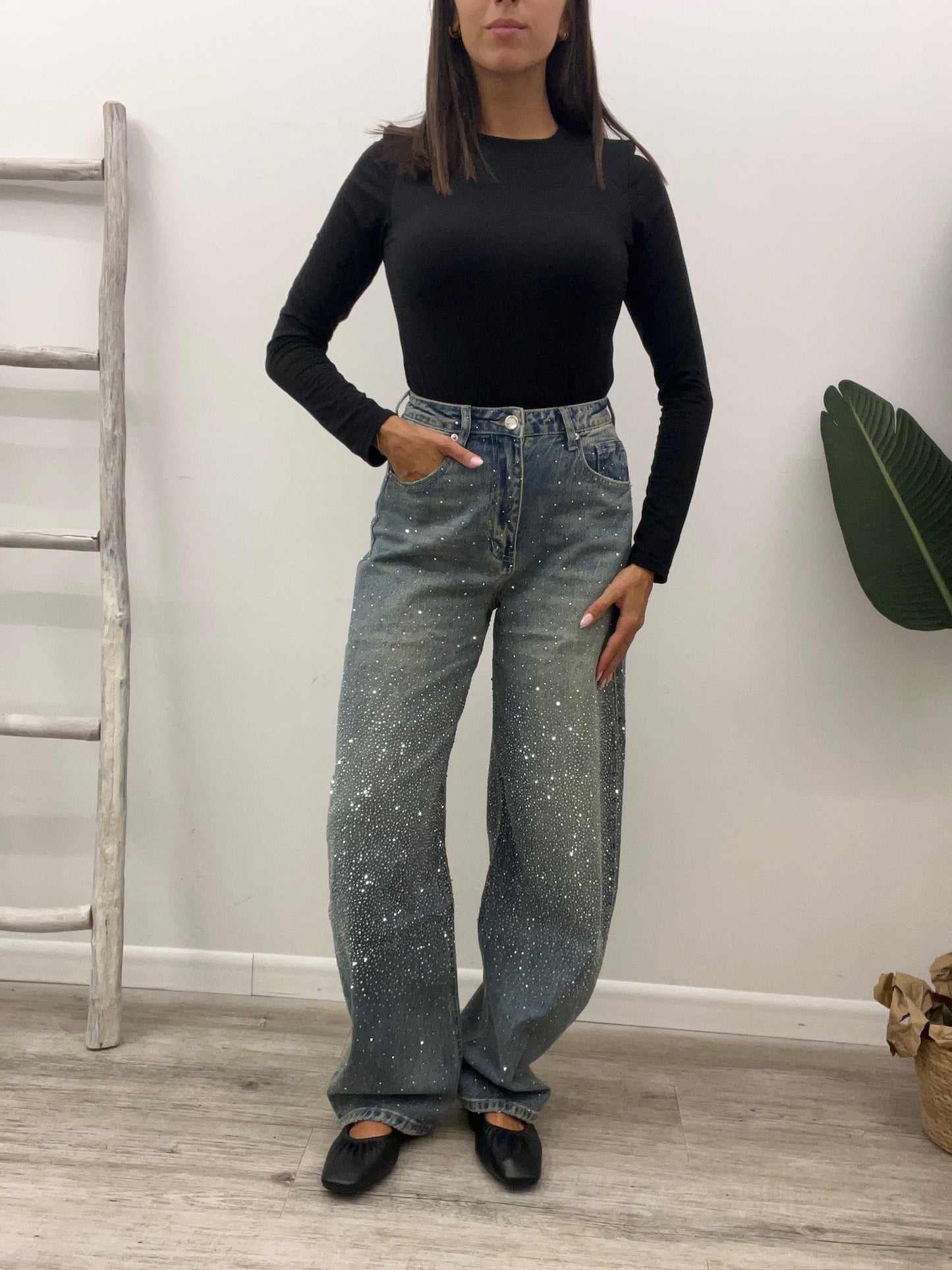 Susy Mix - Jeans Balloon Strass