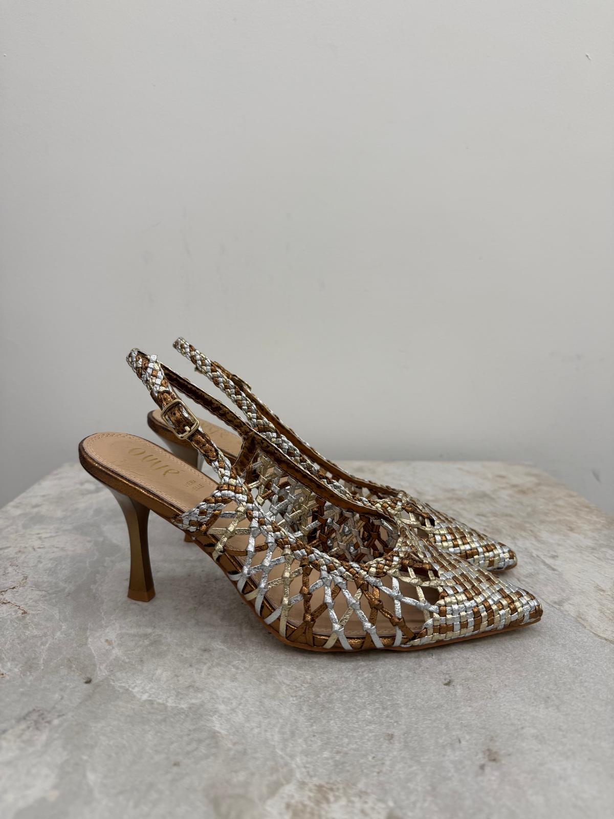Ovyé - Slingback Intrecciate Multicolor