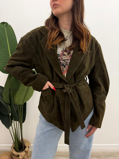 Vicolo - Giacca Suede Cintura
