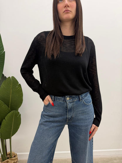 Tensione In - Pull Girocollo Fiammato