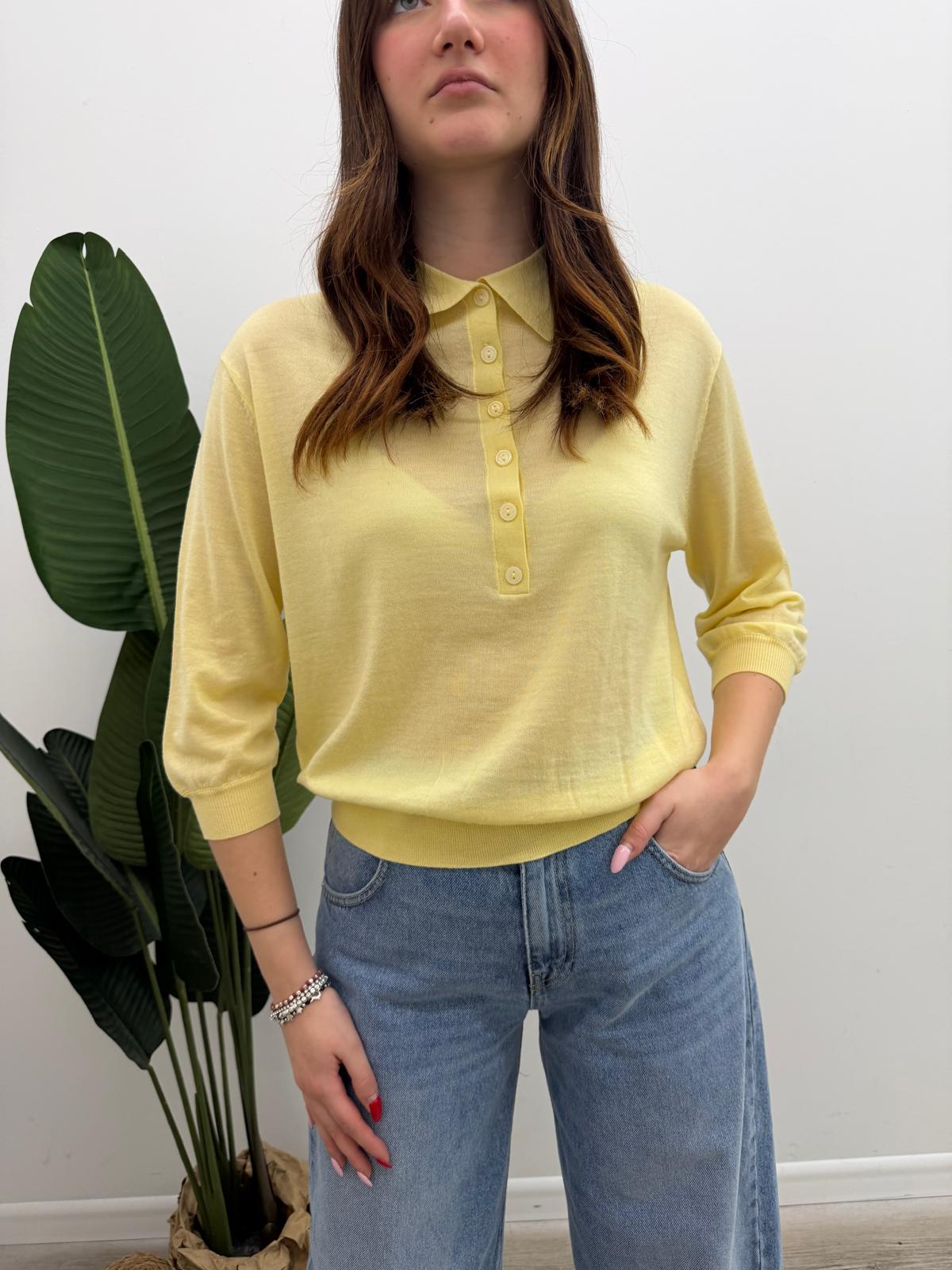 Vicolo - Pull Colletto Bottoni