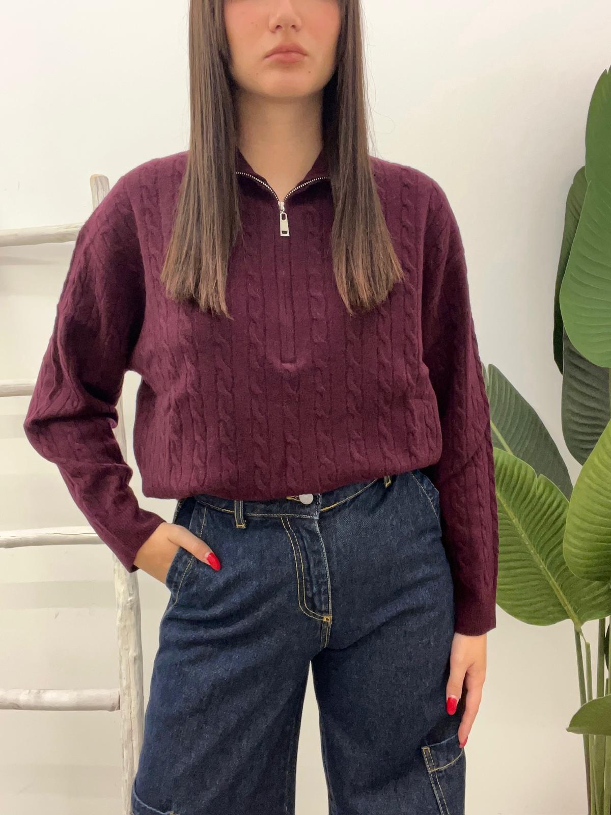 Vicolo - Pull Zip Lana