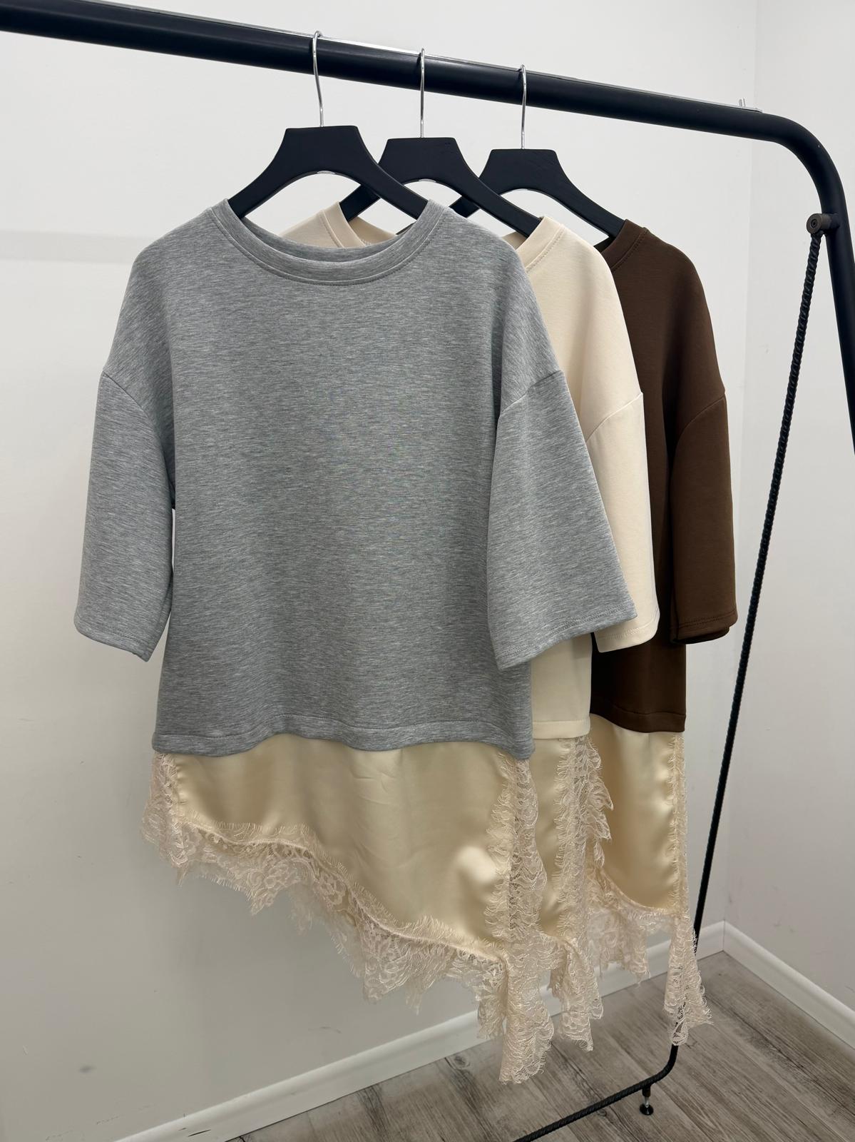 Haveone - Tshirt Pizzo Lingerie