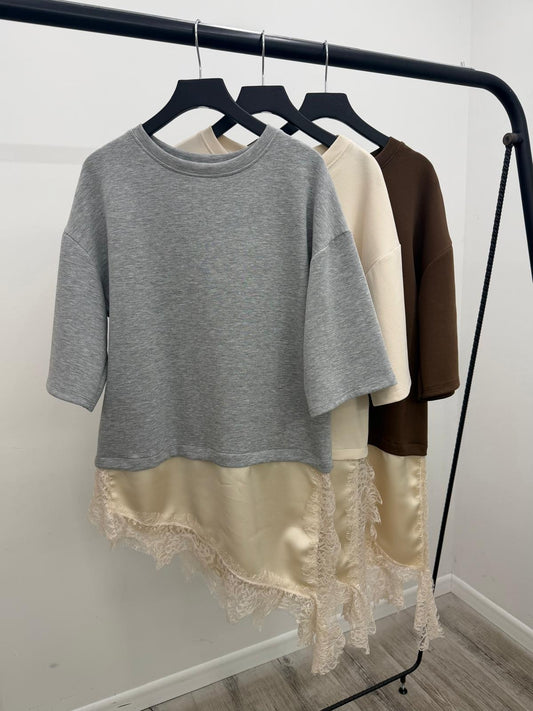 Haveone - Tshirt Pizzo Lingerie