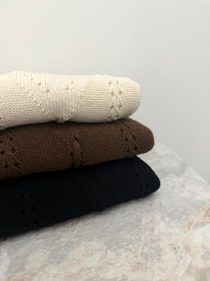 Haveone - Pull Ricamo Frange