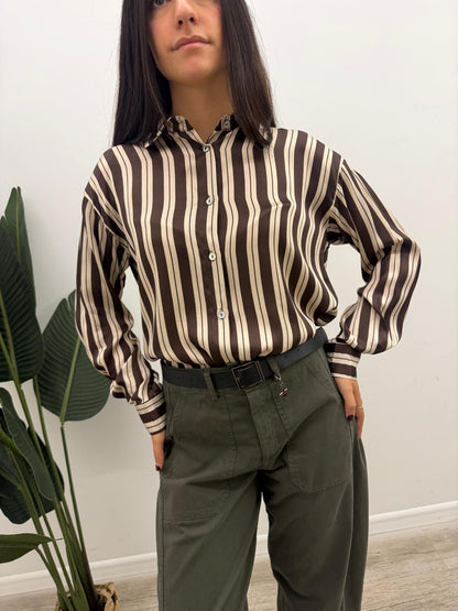 Susy Mix - Camicia Riga Tigre