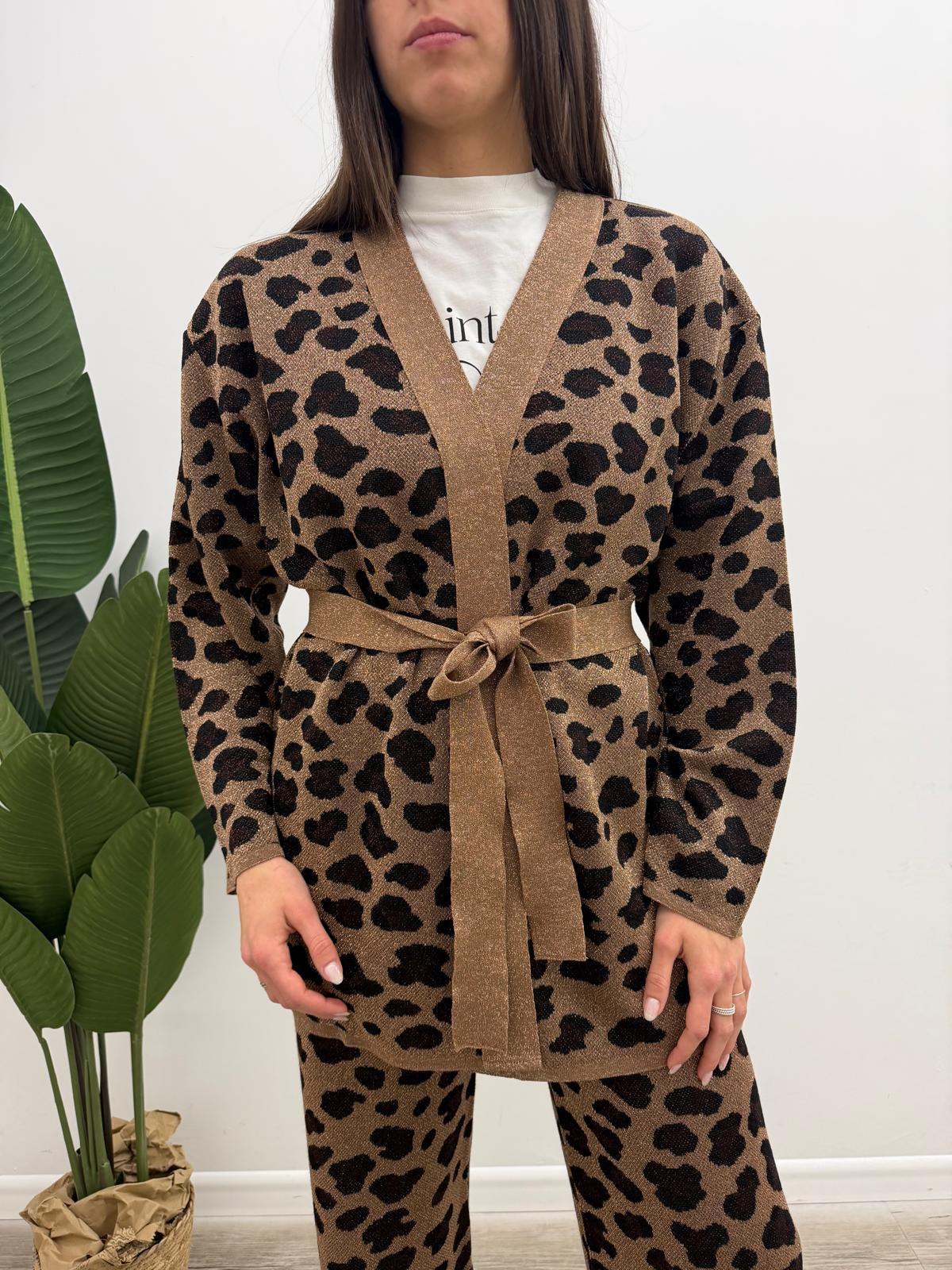Kontatto - Cardigan Maculato Lurex