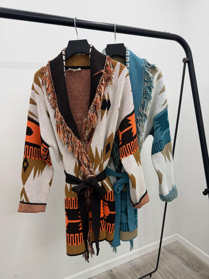 Vicolo - Cardigan Alanui Frangette