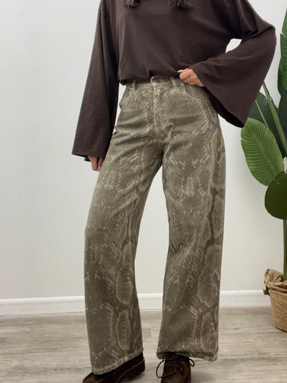 Haveone - Pantalone Bella Pitonato