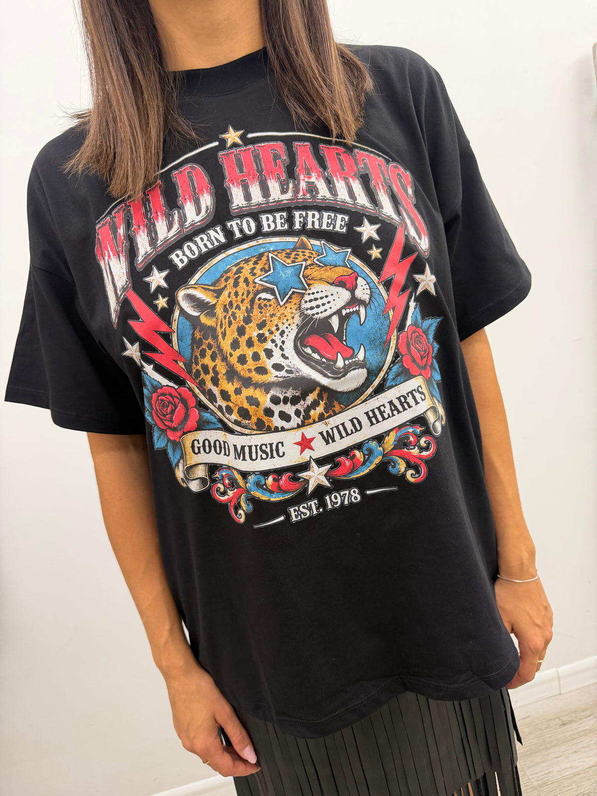Vicolo  - Tshirt Wild Hearts