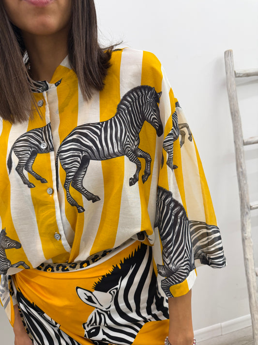 Tensione In - Camicia Riga Zebre