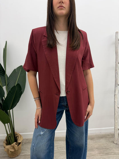 Haveone - Blazer Crinkle Manica Corta