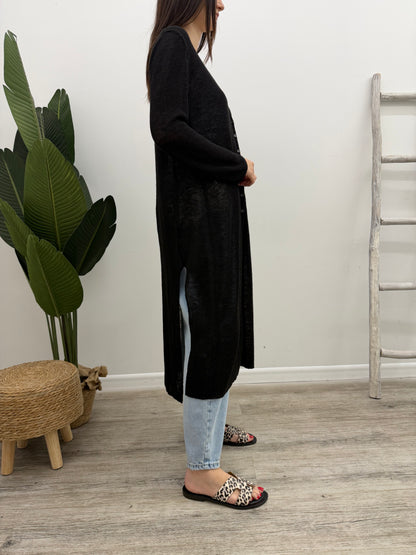 Vicolo - Cardigan Lungo Spacchi