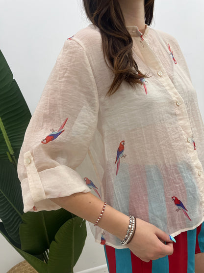 Haveone - Camicia Pappagalli