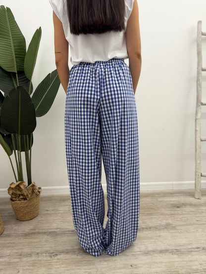 Vicolo - Pantalone Vichy Oceano