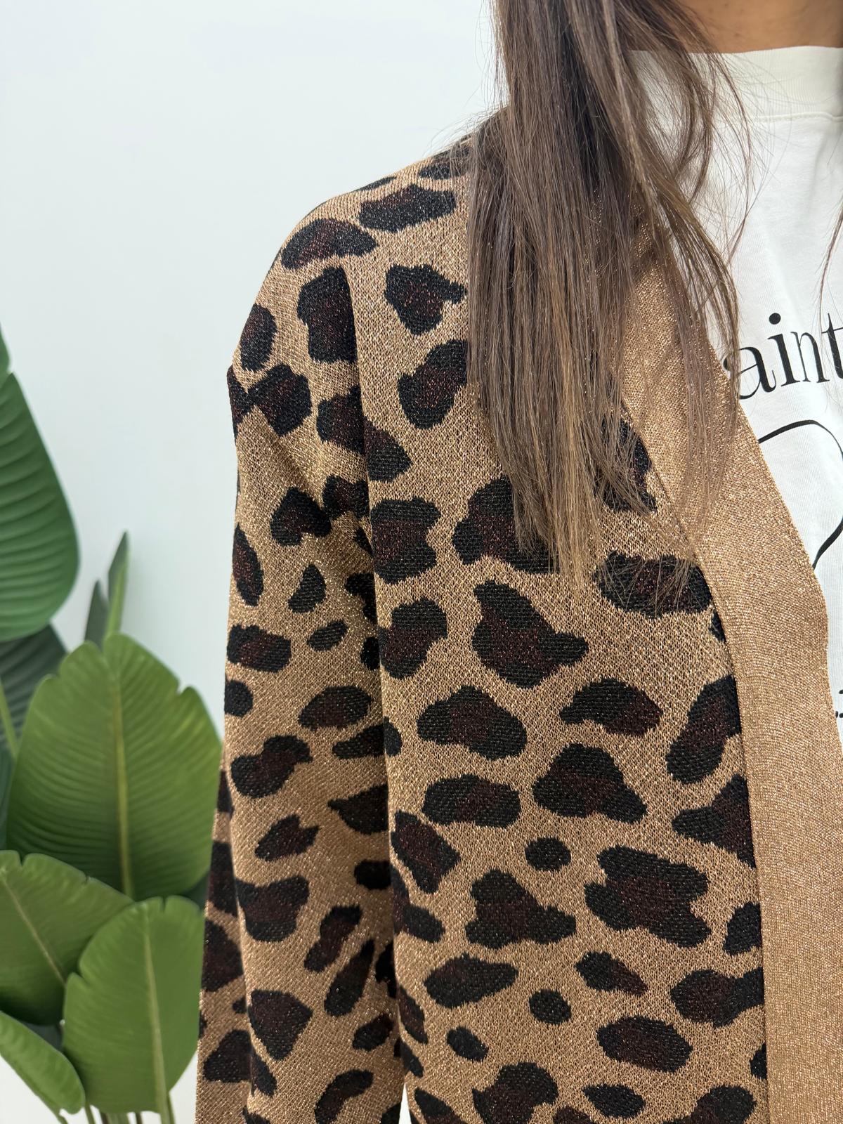 Kontatto - Cardigan Maculato Lurex