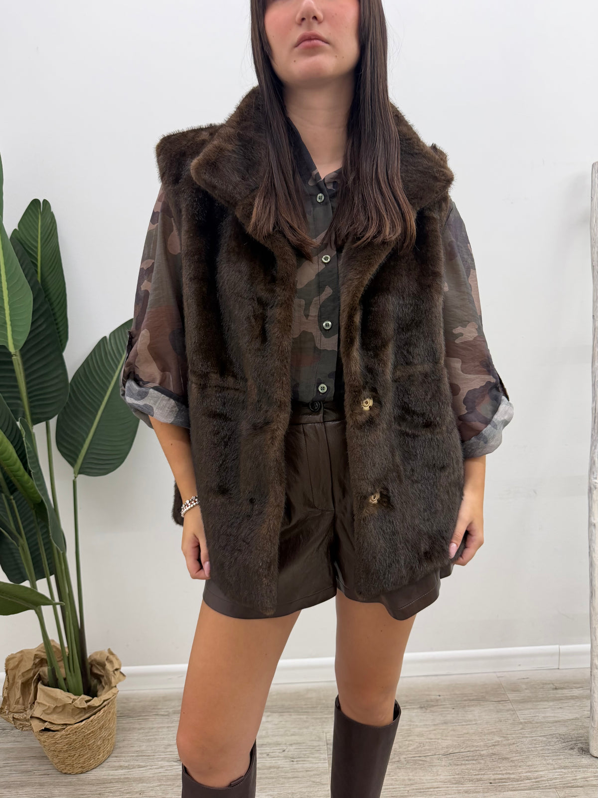 Susy Mix - Gilet Ecopelliccia