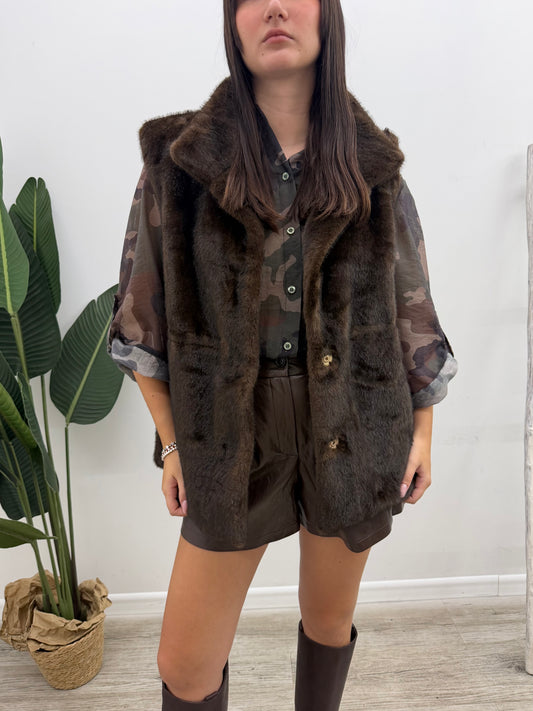 Susy Mix - Gilet Ecopelliccia