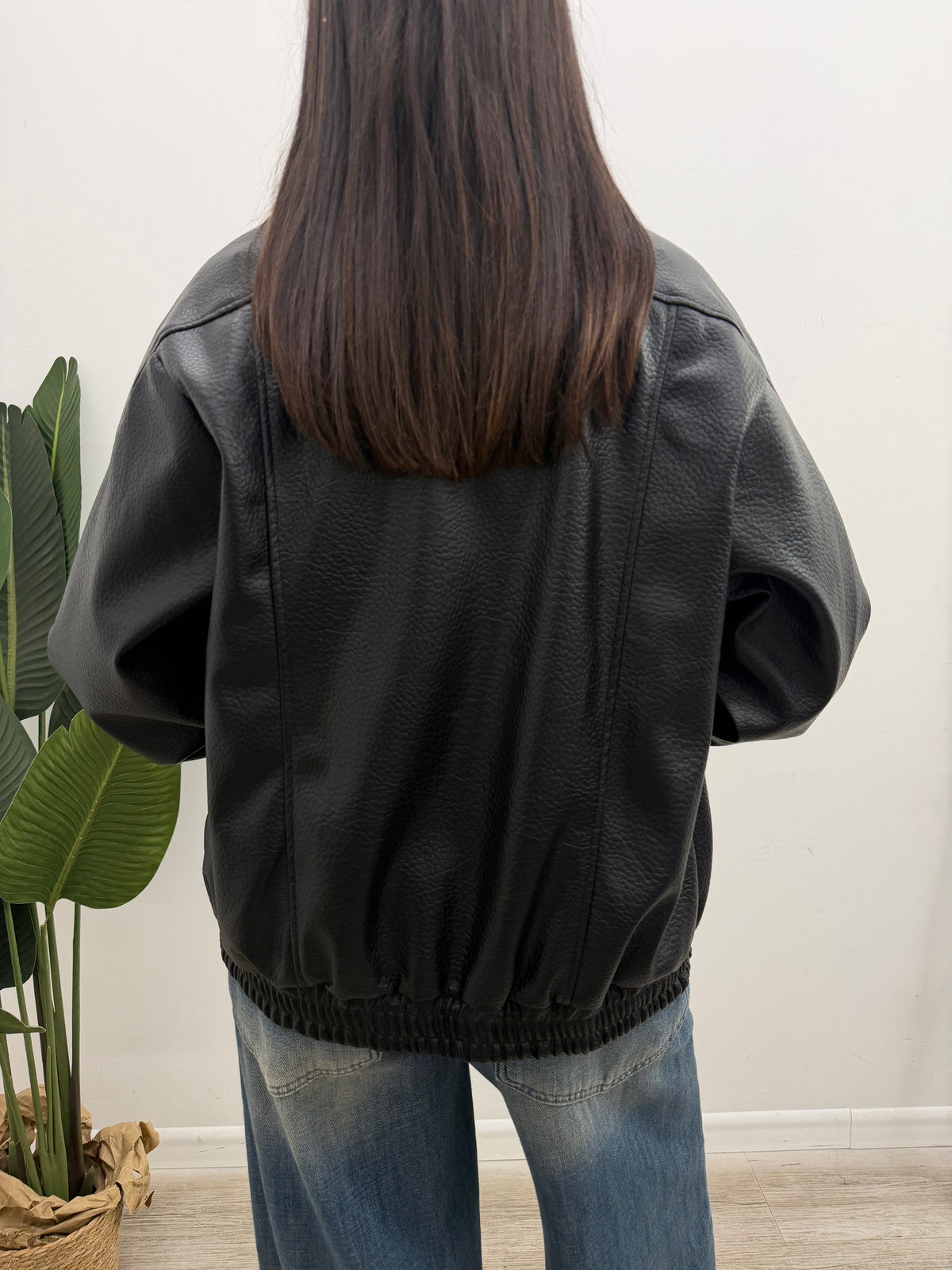 Haveone - Giubbotto Biker Ecopelle
