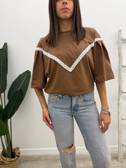 Tensione In - Tshirt Passamaneria Ricamata