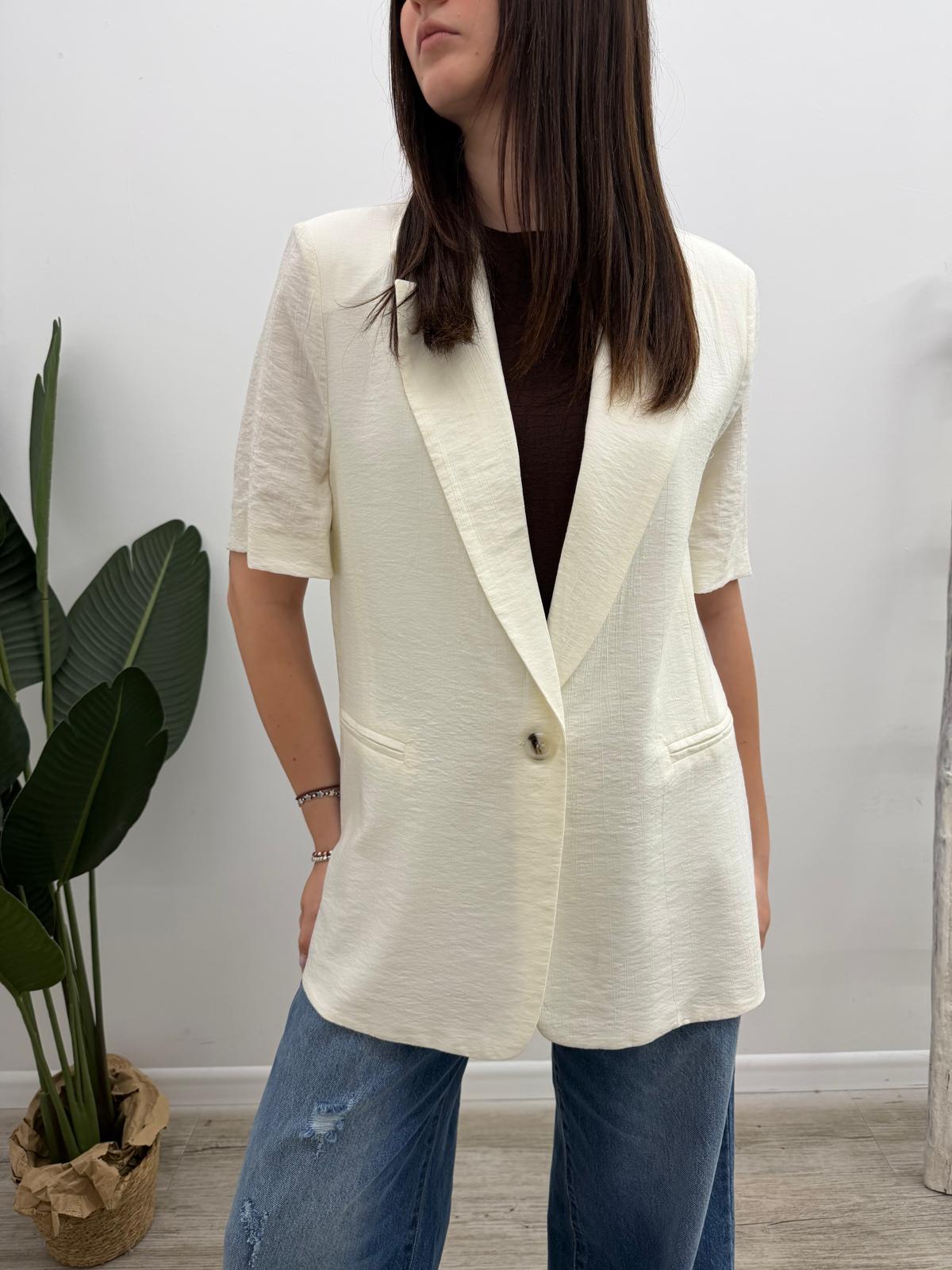 Haveone - Blazer Crinkle Manica Corta
