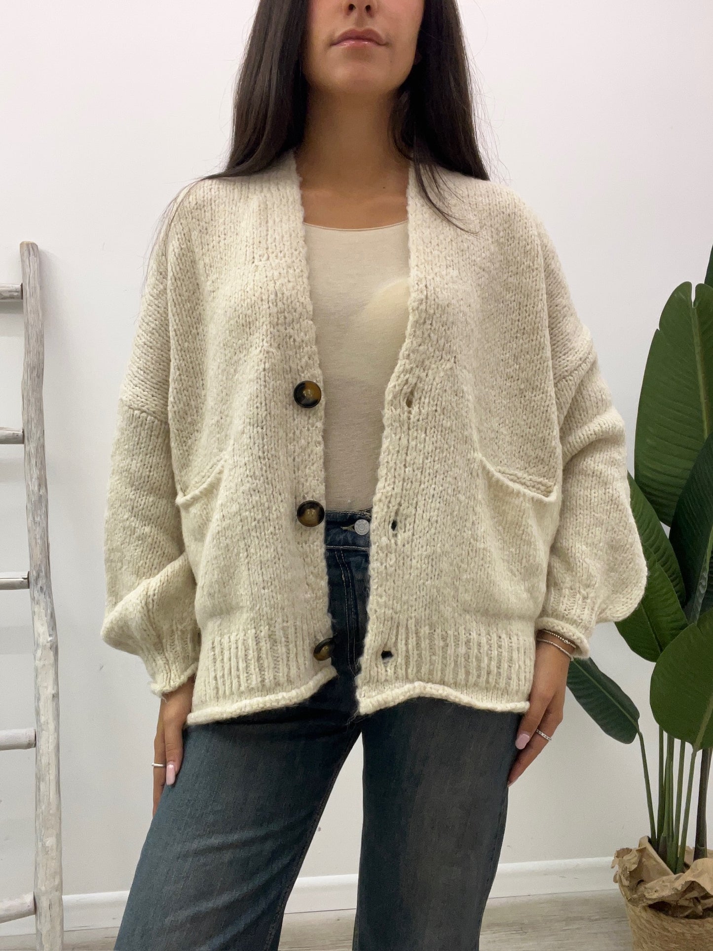 Haveone - Cardigan Bottoni