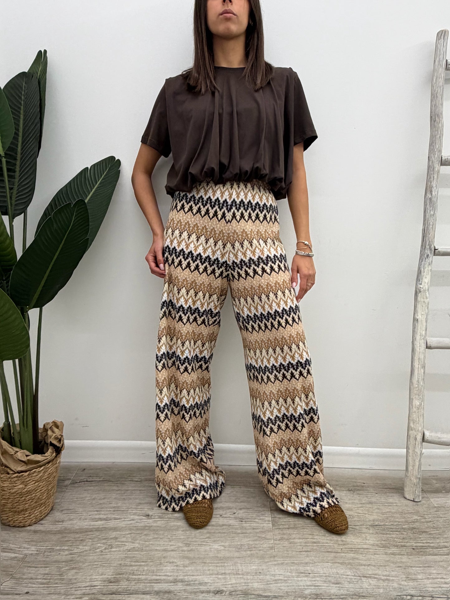 Vicolo - Pantalone Motivi Zig-Zag