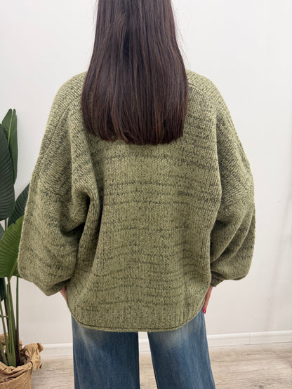 Haveone - Cardigan Bottoni Mélange