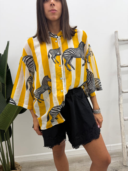 Tensione In - Camicia Riga Zebre