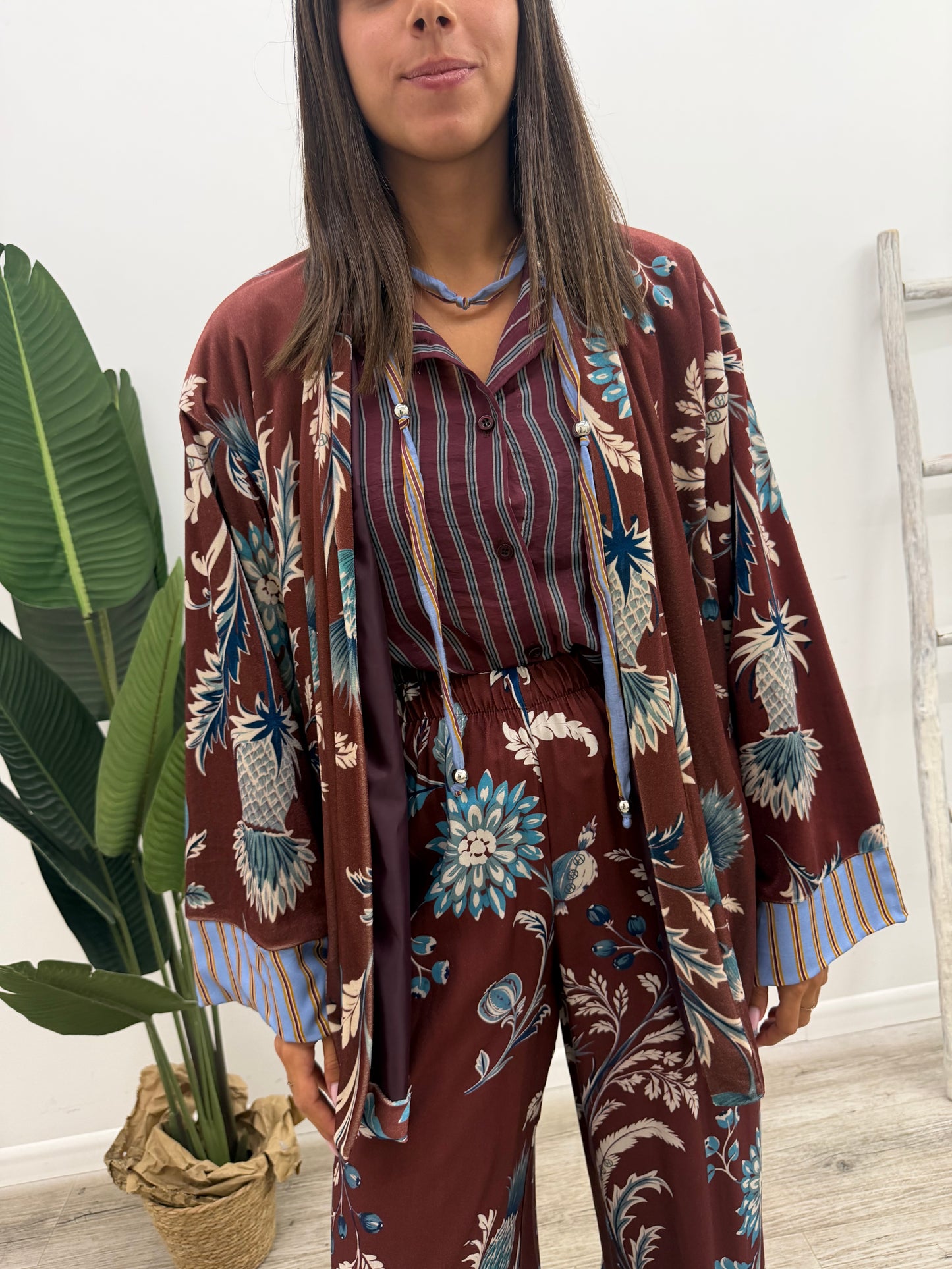 Haveone - Kimono Stampa Fiore