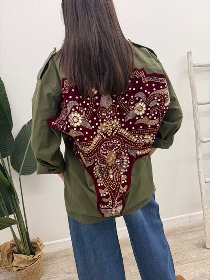 Susy Mix - Camicia Military Jewel