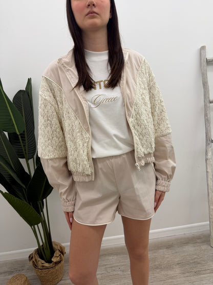 Haveone - Shorts Bande Pizzo