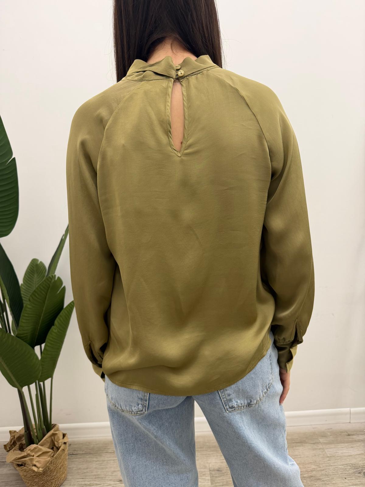Haveone - Blusa Collo Incrocio