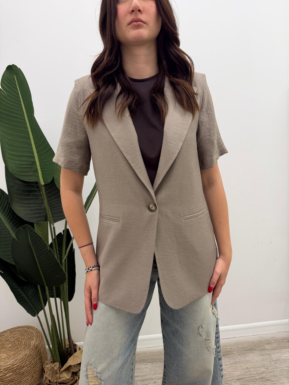 Haveone - Blazer Manica Corta