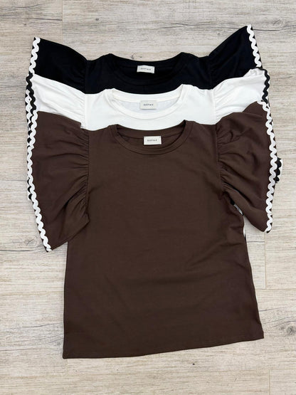 Susy Mix - Tshirt Volant Onde