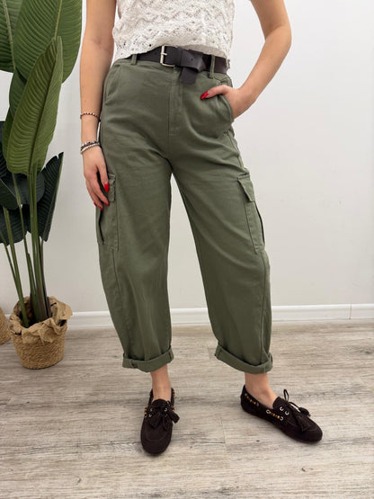 Susy Mix - Pantalone Cargo Cintura