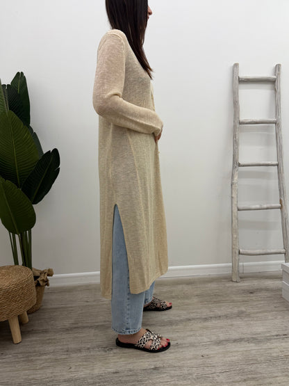 Vicolo - Cardigan Lungo Spacchi