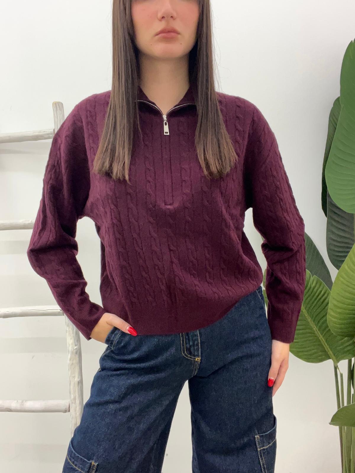 Vicolo - Pull Zip Lana