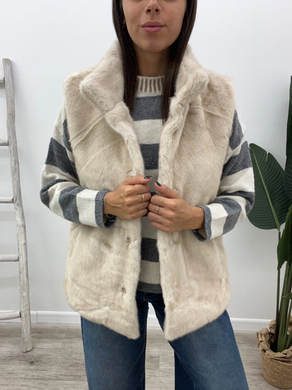 Susy Mix - Gilet Ecopelliccia