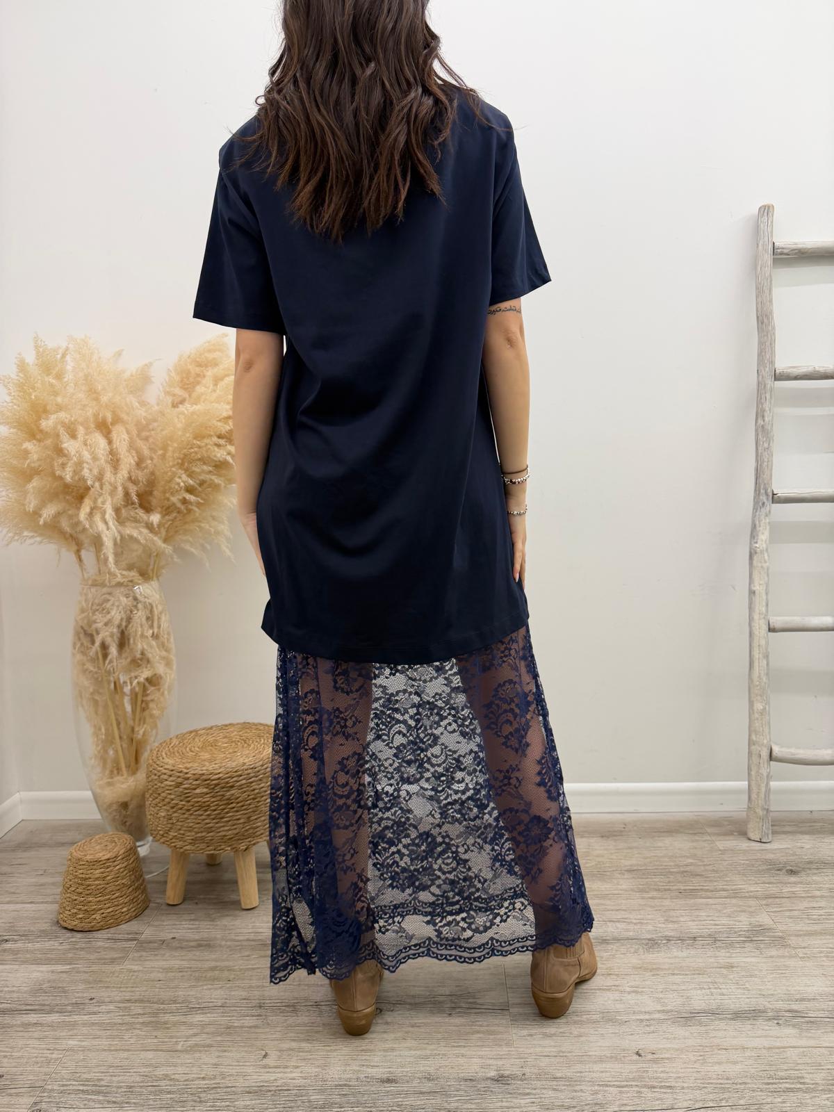 Haveone - Abito Pizzo+Tshirt