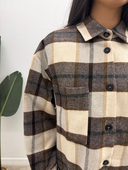 Vicolo - Camicia Quadri Frange